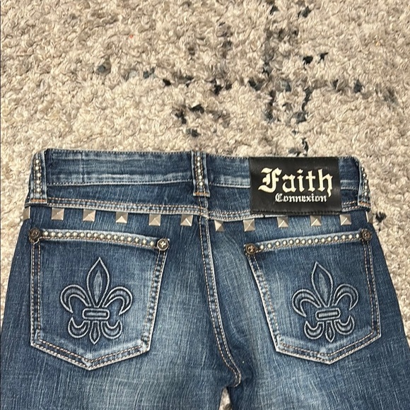 Faith Connexion Women's Boot Cut Jeans - Blue - Picture 11 of 16